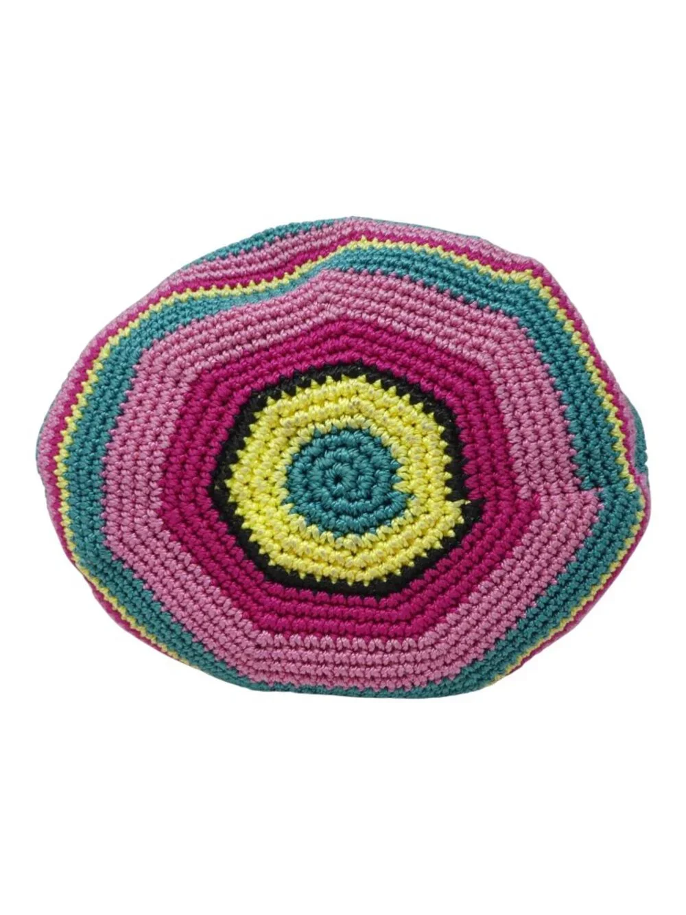 The Sak Back to Bali Artisan Made Multicolor Crochet Hobo Shoulder Bag